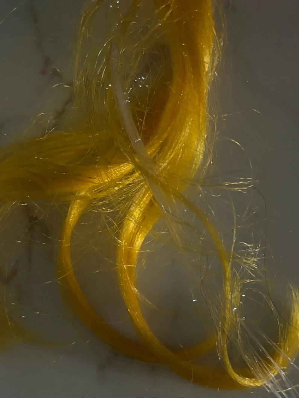 Disney Princess Belle Red Sequin Bow Hair Clip with Yellow Ponytail
